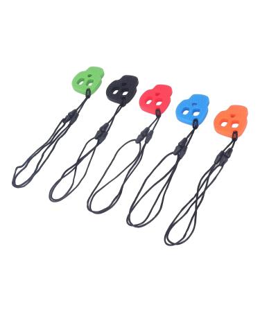 5 Pack Skull Shaped Silicone Chew Necklaces - Sensory Oral Motor Aids for Autism ADHD & Anxiety Relief - Buy Online on SooperMarket.com