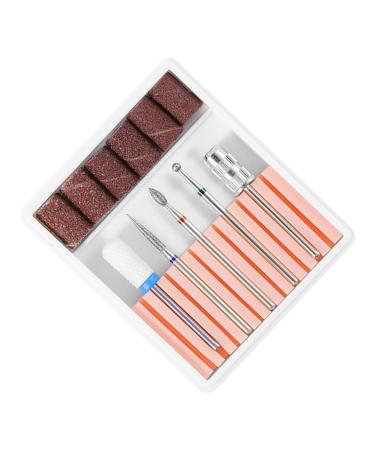 POPETPOP 1 Set Manicure Drill Bits Electric File for Nails Drill Bits for Nails Sturdy Drill Bits Nail Art Equipment Rechargeable Nail File Nail Drill Bits Manicure Tools Pink Ceramics 6.5x5.5cm Pink
