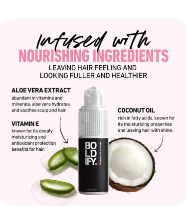 BOLDIFY Hair Texture Powder and Volumizer - Styling for Thinning Hair - Volumizing Powder for Women & Men - Travel Size - Buy Online on SooperMarket.com