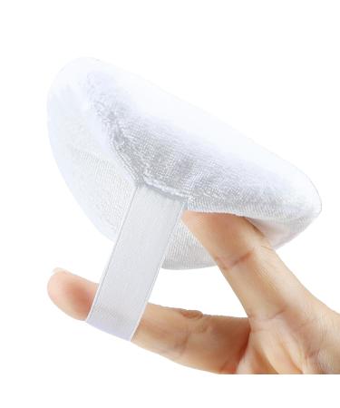 6-Pack Large 4.13" Powder Puffs - Soft Washable Velour Loose Powder Applicators for Body - Perfect for All Skin Types - Buy Online on SooperMarket.com