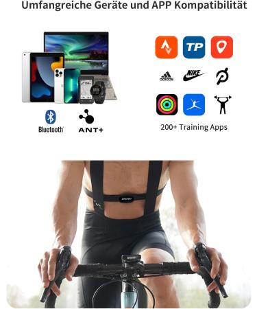 IGPSport HR40 Heart Rate Monitor - Bluetooth & Ant+ Chest Strap & Bracelet IP67 Waterproof Accurate Heart Rate Tracking for Cycling & Fitness - Buy Online on SooperMarket.com