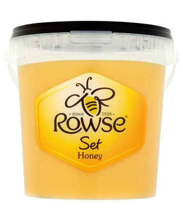 Rowse Set Honey Superior Pure & Natural Sweet Creamy Smooth Large Tub 1.36kg