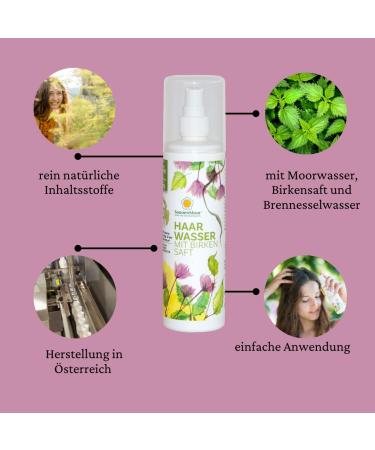 Natural Hair Tonic 200 ml | Birch Sap | SonnenMoor | Austrian Family Business | International Shipping - Buy Online on SooperMarket.com