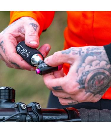 Muc-Off CO2 Inflator Kit - Presta & Schrader Compatible Bike Pump for Road Bikes - Buy Online on SooperMarket.com