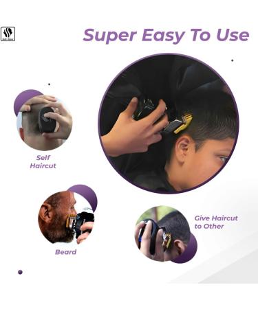 Skull Shaver Beast Clipper Duo: Ultimate Beard and Hair Grooming Kit for Men - Cordless Rechargeable DIY Hair & Beard Trimmer - Buy Online on SooperMarket.com