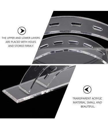 1pc Tweezers Storage Eyelash Stand Tweezers Stand Lash Extension Stand Eyelash Tweezers Holder Eyelash Tweezers for Extensions Display Stand Lash Organizer Dust-proof Acrylic Clamp - Buy Online on SooperMarket.com