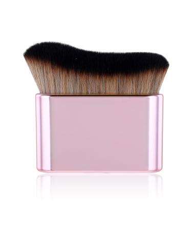 Self Tan Brush Soft Body Makeup Brush Portable Self Tanning Brush Self Tanner Face Brush For Body & Leg Makeup(Pink Rose Gold)