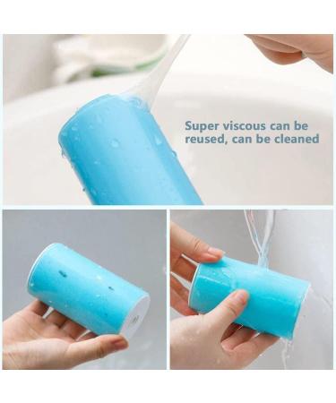 ZatRuiZE 2 Pcs Sticky Removal Roller Hair Lint Roller Reusable Cleaner Portable Washable Lint Roller Working on Couch Pets Clothes Carpets 2 Big Blue - Buy Online on SooperMarket.com
