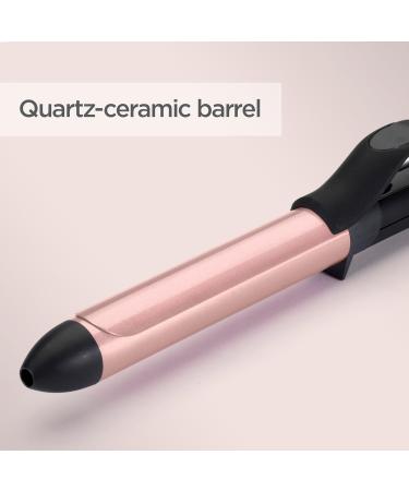 BaByliss Rose-Quartz 25mm Curling Tong Ceramic Hair Curler for Long and Short Hair Styling - Buy Online on SooperMarket.com