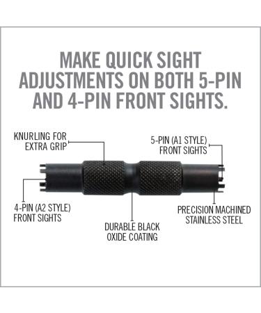 Real Avid Front Sight Adjuster - Universal Tool for A1 and A2 Type Front Sights | Black/Tan - Buy Online on SooperMarket.com