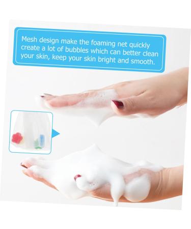 Baluue 12 Pcs Foaming Net Soap Pouch Facial Exfoliating Meshes Bag Face Foam Nets Bag Soap Net or 21x14x0.2cmx3pcs Assorted Colorx3pcs - Buy Online on SooperMarket.com