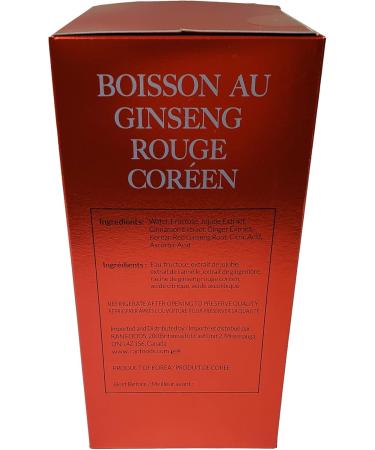 RAN Korean Red Ginseng Tonic 6 Years Grown Rich Panax Ginseng Resilient Source (Pack of 11) - Buy Online on SooperMarket.com