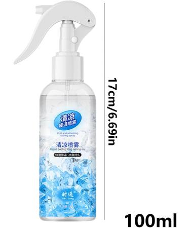 Lesunbak Cooling Spray for Body Cooling Face Mist Soothing and Protective 100ml Spray for Face and Body Summer Cooling Accessories to Keep Cool in the Heat - Buy Online on SooperMarket.com