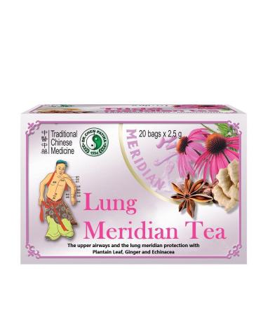 Dr Chen Lung Meridian Tea Natural Traditional Herbal Blend Lung Health Support 20 Teabags