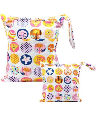 Egurs Marine Life Diaper Bag Wetbag Set - Large & Medium for On-the-Go Convenience - International Shipping Available - Buy Online on SooperMarket.com