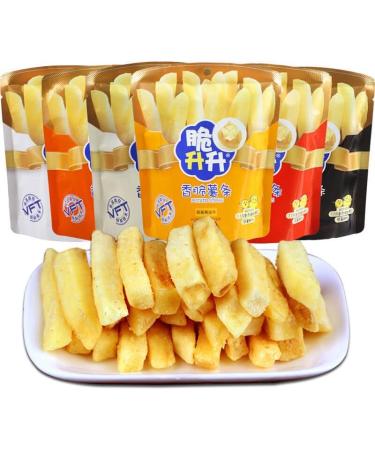 Crispy French Fries Potato Chip Snack Pack Protein Potato Fries Variety Flavor Gluten Free Potato Chips 40g/Bag Tasty and Delicious Non-GMO Chinese Specialties (Honey Butter Flavor 8bags) Honey Butter Flavor 8bags - Buy Online on SooperMarket.com