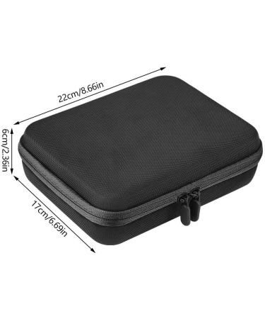 Wifehelper Essential Oils Carrying Bag - Hard Shell Case with Foam Insert for 5ml Bottles - Black Storage Organizer - Buy Online on SooperMarket.com