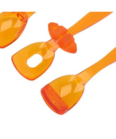 4pcs Lip Tongue Muscle Trainer - Mouth Rehabilitation & Recovery Device (Large Orange) | Improve Oral Health & Fitness - Buy Online on SooperMarket.com
