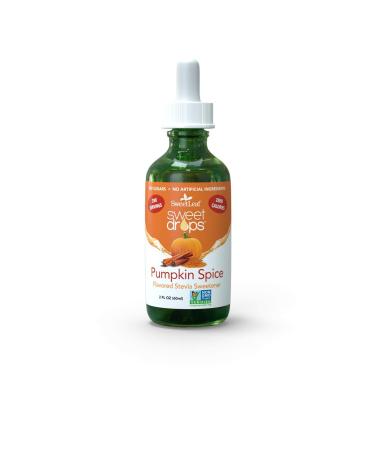 SweetLeaf Pumpkin Spice Liquid Stevia, Non-GMO, Sugar Free, Keto Friendly 2 Fl Oz (Pack of 1)