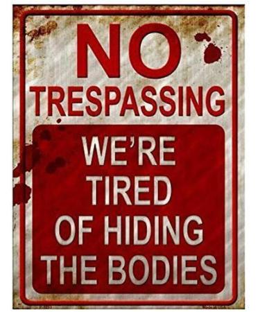 BEWARE OF Retro Metal Sign Flag Plaque Bar Club Cafe Garage Wall Decor Art Multipurpose Cleaning Wipes (Silver One Size) Silver One Size - Buy Online on SooperMarket.com
