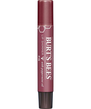 Burts Bees Lip Shimmer Fig Moisturizing Lip Balm with Peppermint Oil 2.55g - 100% Natural Origin - Buy Online on SooperMarket.com