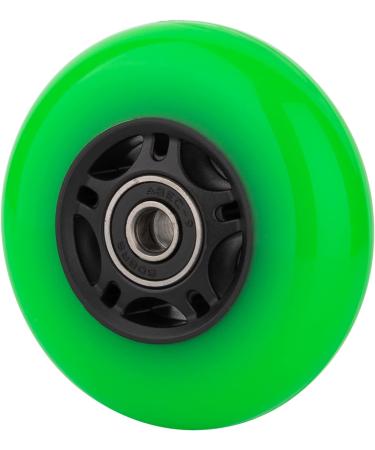 WHEELCOME Inline Skate Wheels 80mm Green - 4-Pack ABEC-9 Bearings, 85A Indoor/Outdoor Roller Hockey Skates - 64mm/70mm/72mm/76mm Options - Buy Online on SooperMarket.com