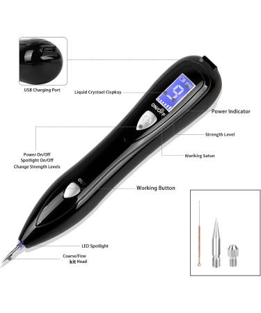 CHRERNA Skin Tags & Mole Removal Kit - 9 Modes Plasma Pen for Warts, Spots, Body & Facial Nevus - Buy Online on SooperMarket.com