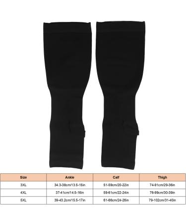Toeless Compression Socks - Durable Comfortable & Breathable 5XL Compression Socks for Travel | International Shipping Available - Buy Online on SooperMarket.com