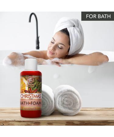 Bath Foam Christmas 34 Fl Oz - Relaxing Aromatherapy for Good Sleep & Spa Experience | Body Care & Wellness - Buy Online on SooperMarket.com