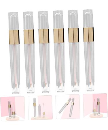 Mikinona 6pcs Bottle Clear Eyeliner Bottle Eye Gloss Tube Clear Container - Buy Online on SooperMarket.com