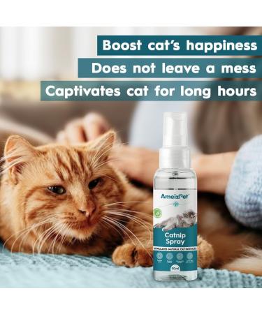 AmeizPet Catnip Spray for Cats - 50 ml Behavior & Scratching Mist - Buy Online on SooperMarket.com