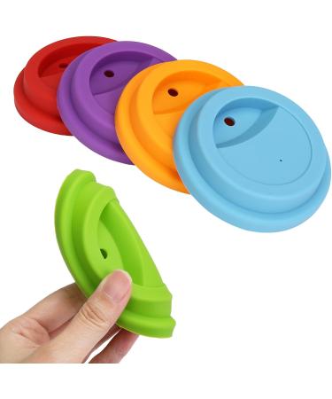 Rommeka 12oz Stainless Steel Kids Cups 5 Pack - Colorful Drinking Tumbler with Silicone Lids and Straws for Toddlers, Children, and Adults - Buy Online on SooperMarket.com
