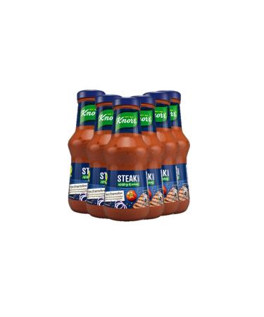 Knorr Steak Sauce spicy barbecue sauce with spicy taste 6 x 250 ml