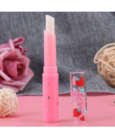 Buy Strawberry Color Changing Lip Balm | Waterproof Moisturizing Lip Gloss - Magic Temperature Reaction - Buy Online on SooperMarket.com