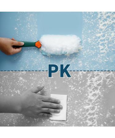 Electrostatic Duster with 30PCS Disposable Duster Refills Replacement Dusters for Cleaning 13.4x3.5 Dust Cleaner for Home Office Car Blinds Fans Furniture Cleaning Duster Dusters for Cleani - Buy Online on SooperMarket.com