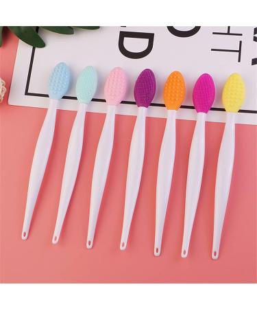 Silicone Double Sides Nose Exfoliator Blackhead Removal Head Face Cleaning Brush Durable and Practical - Buy Online on SooperMarket.com