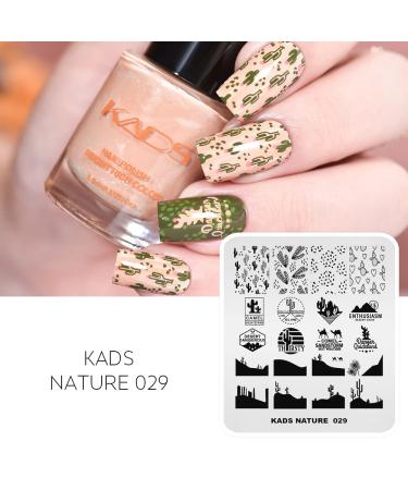 Alexnailart Nature Theme Nail Stamp Plates - Cactus Desert & Camel Designs for DIY Nail Art | NA029 - Buy Online on SooperMarket.com