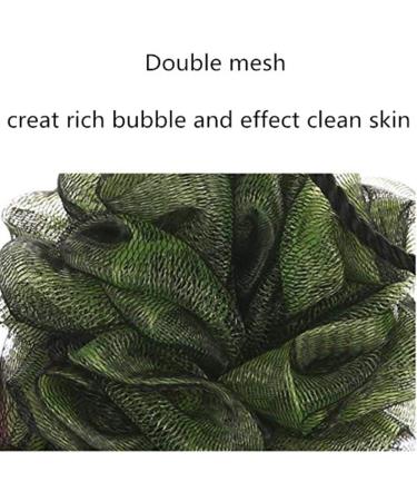4 Pack JollyJelly Bath Shower Sponges - Double Mesh Body Scrubbers for Smooth Skin | Luffa Scrub Brushes for Men & Women | International Shipping - Buy Online on SooperMarket.com