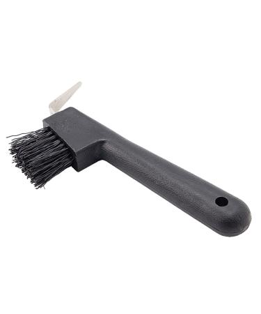 Shires EZI-GROOM Hoof Pick/Brush Black