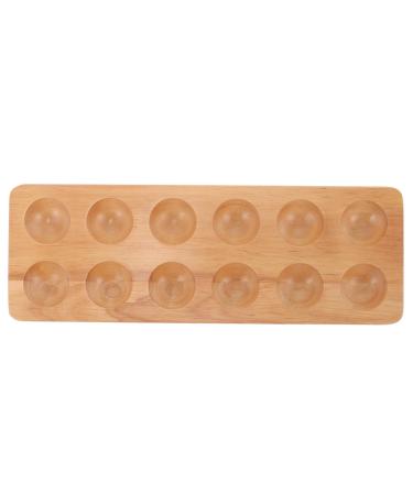 Egg Tray Refrigerator Fridge Wooden Tray Chicken Egg Holder Egg Holder Container Egg Stand Food Eggs