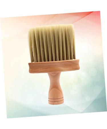 minkissy Face Duster Hair Cutting Neck Duster Barber Neck Brush Hair Sweep Brush Barber Hair Duster Hair Duster Brush Barber Neck Duster Shaving Brush Wooden Haircut Set Sharpen M Picture 1 - Buy Online on SooperMarket.com