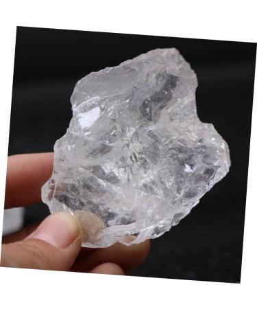 Toyandona 2ST Quartz Mineral Specimens - Geological Rehearsal Sample Ores for Teachers - Natural White Crystal Decor - 3x3cm Transparent Ore Decorations (2 PCS) - Buy Online on SooperMarket.com