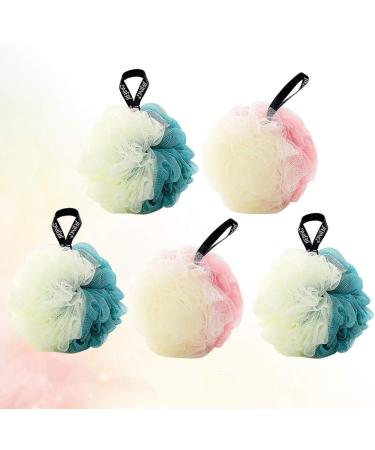 5pcs Korean Body Exfoliator Scrubber Set - Kid-Friendly Bath Accessories | International Shipping Available - Buy Online on SooperMarket.com