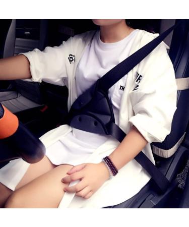 Kid Seat Belt Car Safety Cover Harness Strap Seat Belt Clips Car Safety Kids Seatbelt Shoulder Covers Cars Adjuster Pad for Adults Baby Children grey