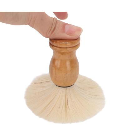 Men's Shaving Brush Set - 2pcs Mini Wooden Handle Soft Brushes for Professional Barber & Home Use - Buy Online on SooperMarket.com