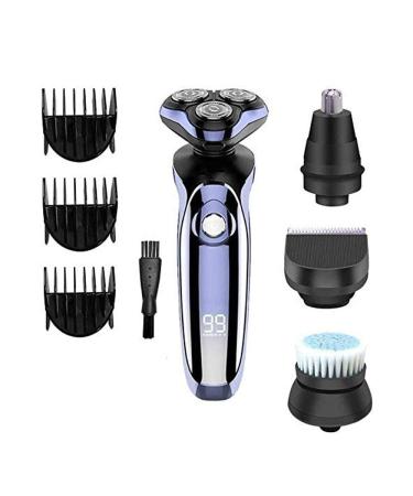 Electric Shavers for Men Mens Electric Razor Dry Wet Waterproof Man Rotary Facial Shaver Face Shaver Cordless Travel USB Rechargeable with Beard Trimmer for Husband Shaving