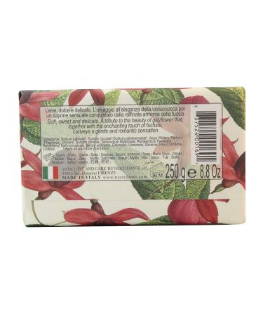Nesti Dante Romantica Passional Natural Soap - Fiesole Gillyflower & Fuchsia 8.8oz | International Shipping Available - Buy Online on SooperMarket.com