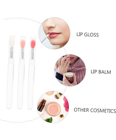 PLAFOPE 6pcs Lip Brush Cosmetic Lipstick Brush Makeup Lipstick Applicator Lip Balm Applicator Eye Shadow Applicator Silicone Lip Mask Brush Lip Balm Brush Makeup Use Lipstick Brush - Buy Online on SooperMarket.com
