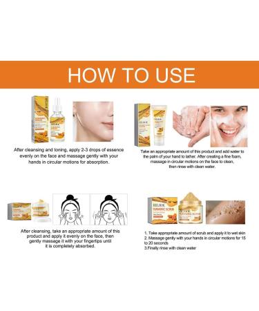 Glow Combo Turmeric Glow Combo Skincare Set Turmeric Honey Gentle Glow Face Wash Turmeric Glow Dark Spot Fading Face Wash Turmeric Glow Scrub with Vitamin C (Scrub) - Buy Online on SooperMarket.com