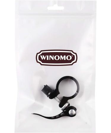 WINOMO 28.6mm Quick Release Bicycle Seat Clamp - Aluminum Alloy Road MTB Cycling Bike Seatpost Clamp in Black - Buy Online on SooperMarket.com